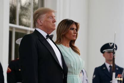 Il presidente Trump e la cenad i Stato in onore del primo ministro australiano 3