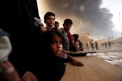 I profughi della battaglia di Mosul 1