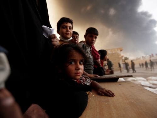 I profughi della battaglia di Mosul