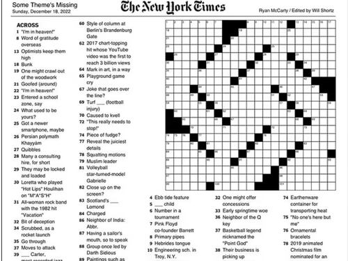La "gaffe" del New York Times: cruciverba a forma di svastica