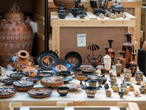 Oltre 600 opere d'arte riportate in Italia dai Carabinieri