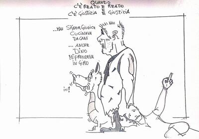 La vignetta del giorno: ​una giustizia... da cani 1