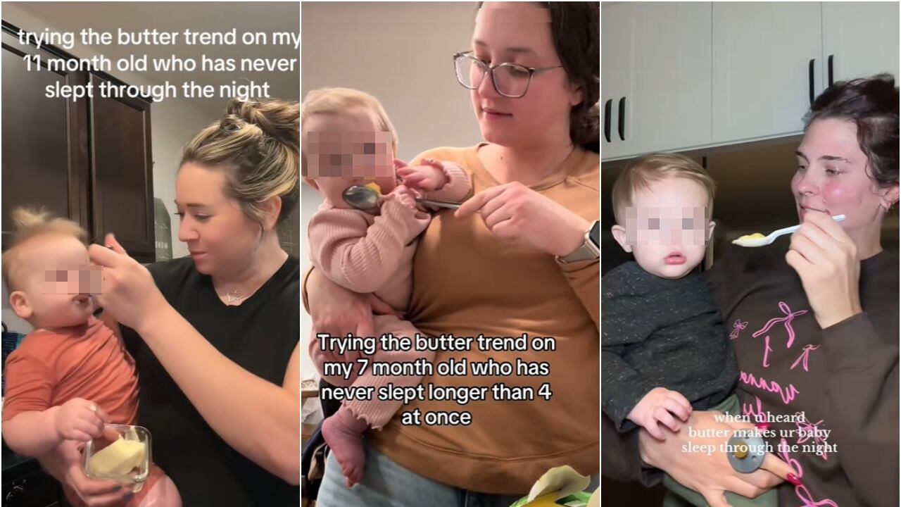 Cos'è il "butter trend": funziona davvero il "trucco" per far dormire i bambini?