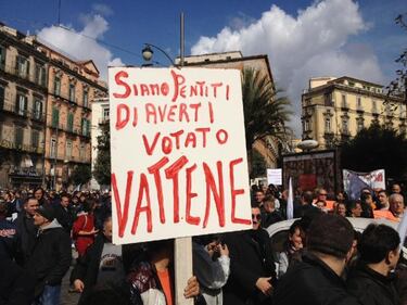 La protesta di Napoli 4
