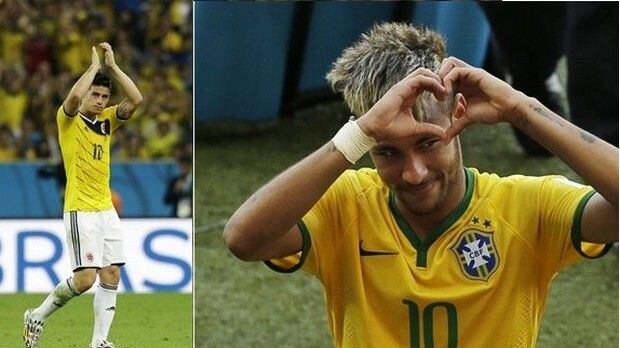 Neymar spegne James Rodriguez "Bravo, ma stasera vai fuori"