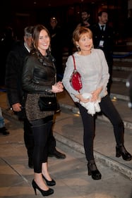 Chiodo, leggins e tacchi alti: la Boschi "conquista" Veltroni 11