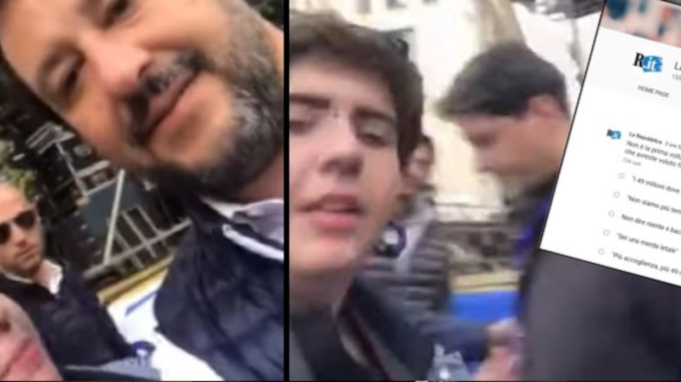 "Salvini, sei una m... letale": il sondaggio choc di Repubblica