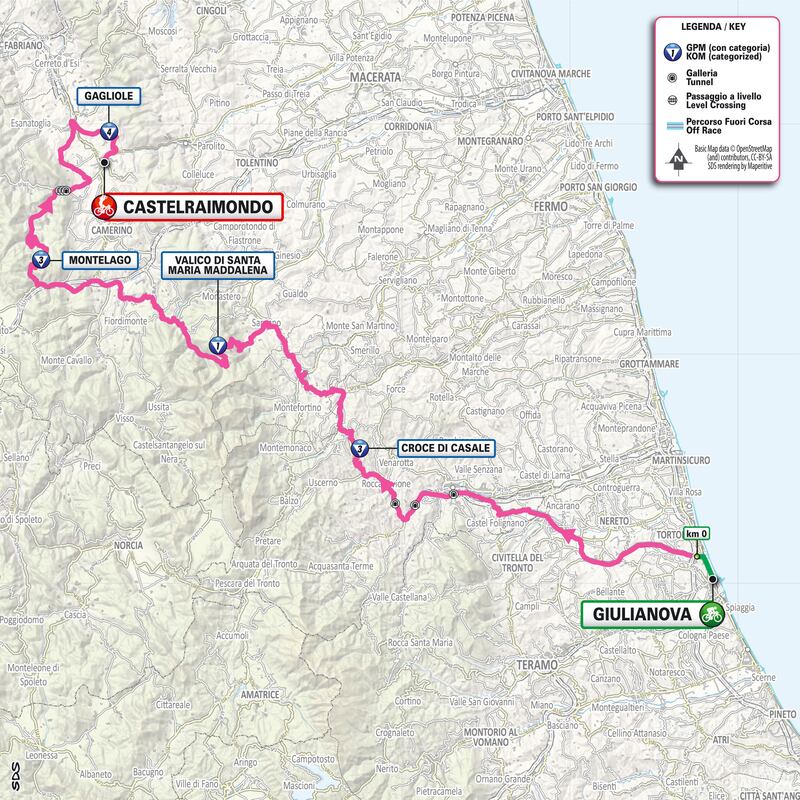 Giro d'Italia tutte le tappe 16