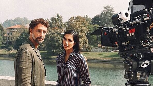 Lite in strada per Raoul Bova e Rocio Munoz Morales