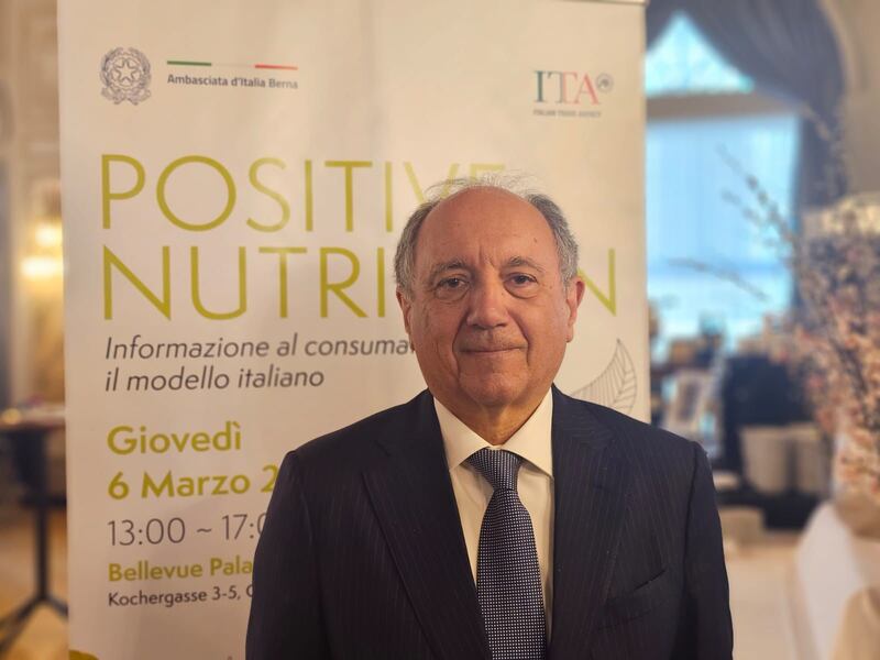 Gian Lorenzo Cornado, ambasciatore italiano in Svizzera