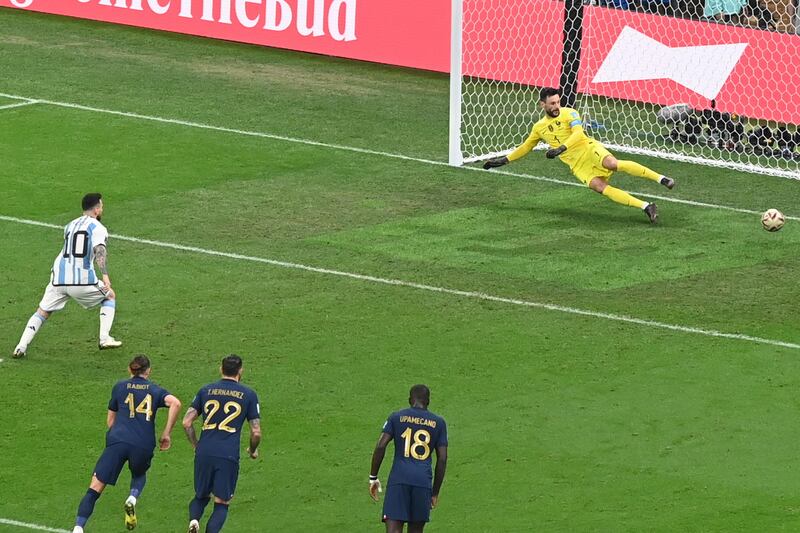 Messi rigore Argentina Francia