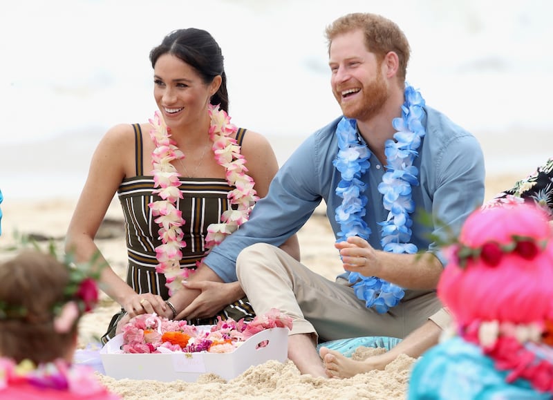 Il Principe Harry e Meghan Markle a una festa in spiaggia 4