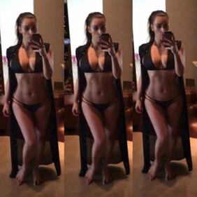 Kim Kardashian foto private con Kanye West 15