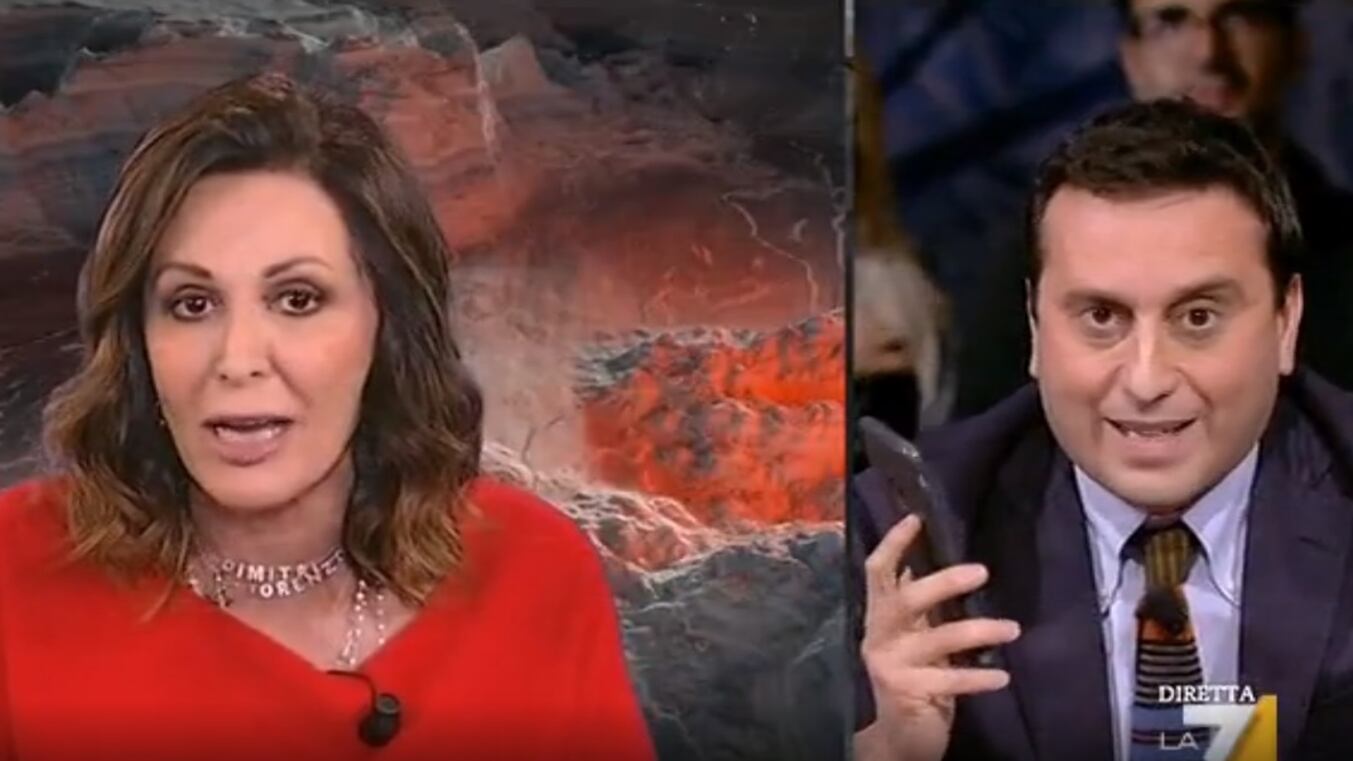 Piazzapulita, lite Santanchè-Parenzo: "Cafone", "Non sai un c…"