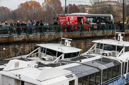 Schianto battelli a Torino 6