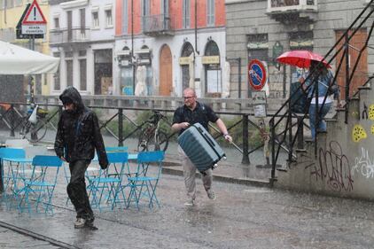 Improvviso temporale a Milano 14