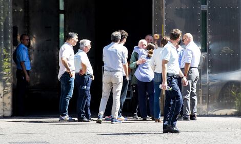 Marcello Dell'Utri esce dal carcere di Rebibbia 1