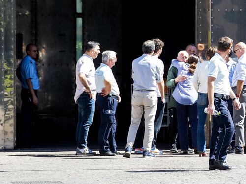 Marcello Dell'Utri esce dal carcere di Rebibbia