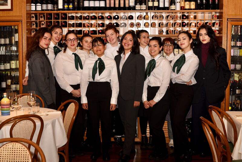 Osteria Afrodite, una parte dello staff
