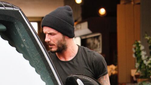 David Beckham fa shopping a Brentwood 1