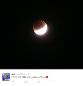 L'eclissi di superluna, foto e impressioni 14