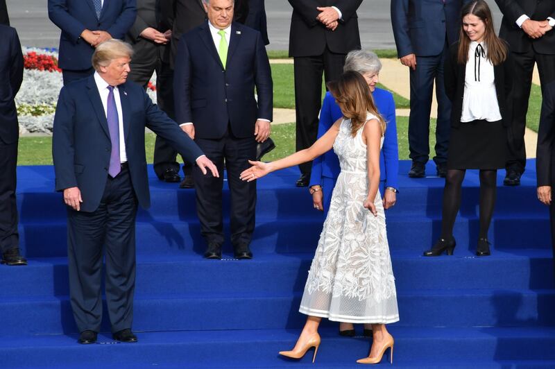 Melania Trump nel Regno Unito 8