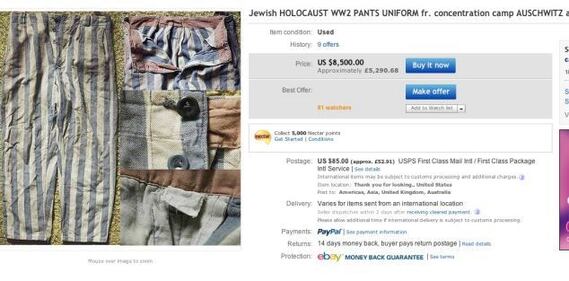 All'asta su eBay i cimeli dell'Olocausto 1
