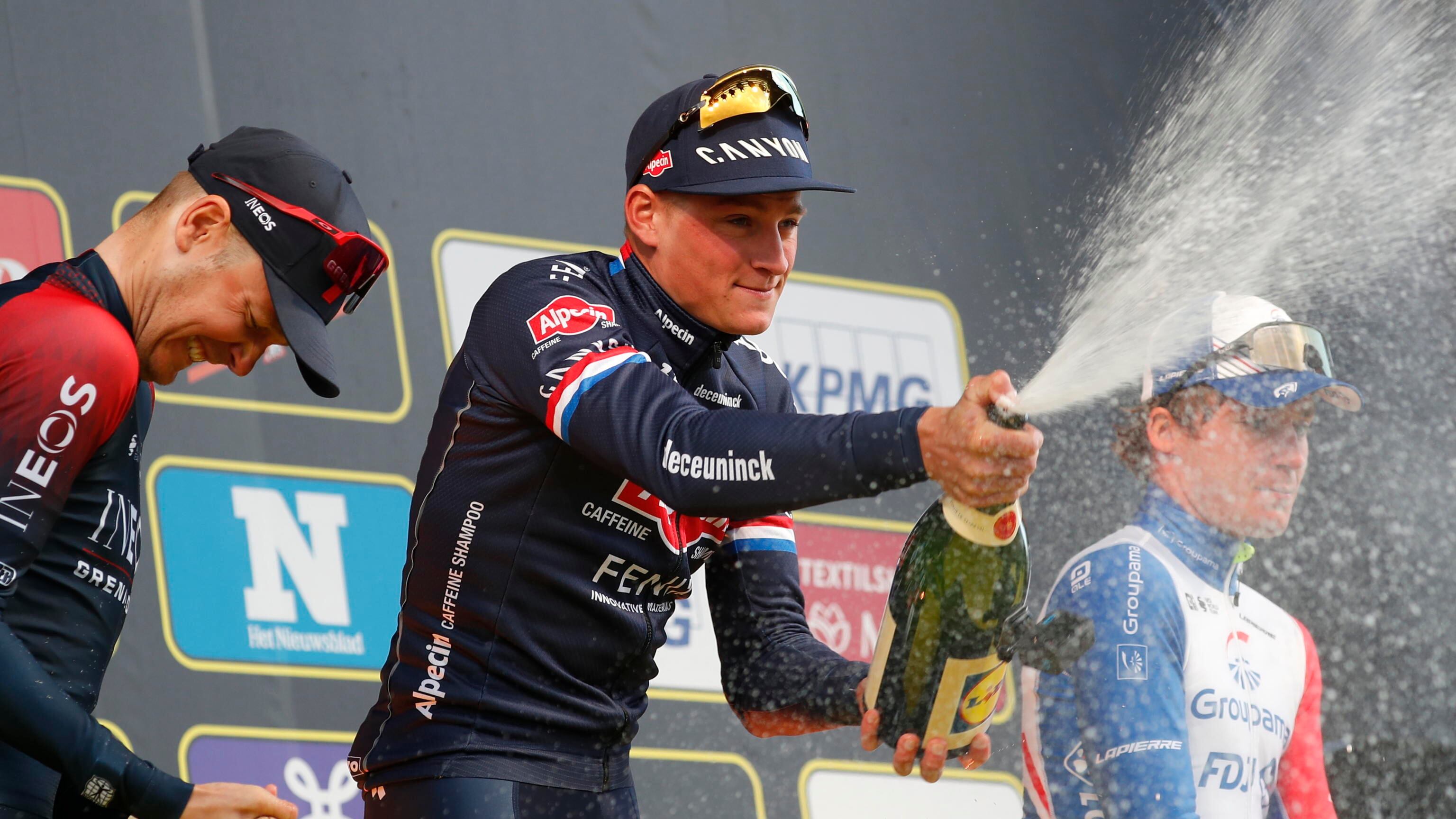 Van der Poel si regala il bis al Fiandre Beffa Pogacar