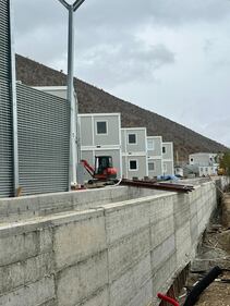 Il centro migranti in costruzione a Shëngjin, in Albania 3