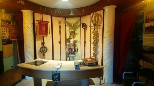 Il quartier generale dei rievocatori del Gruppo Storico Romano 1