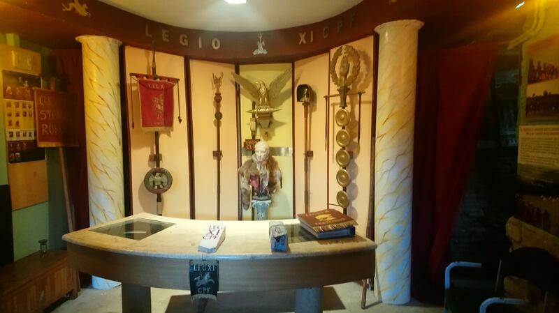 Il quartier generale dei rievocatori del Gruppo Storico Romano 1