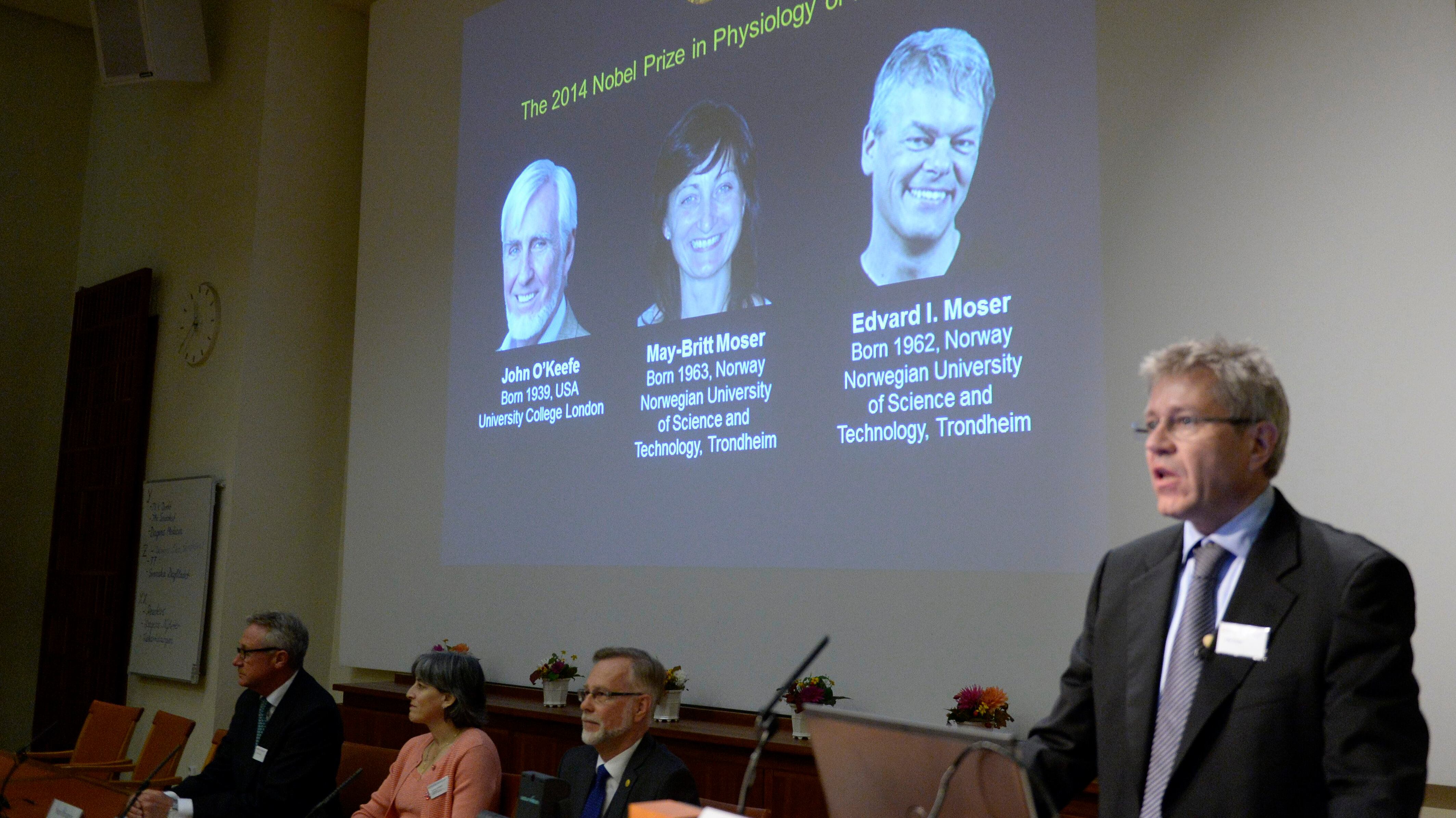 Nobel per la medicina a O'Keefe e ai Moser per il Gps biologico