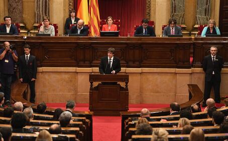 Le fasi del discorso sull'indipendenza di Puigdemont 3