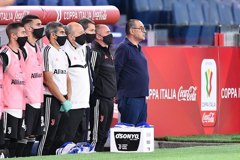 Le immagini della "strana" finale di Coppa Italia Napoli-Juventus 8