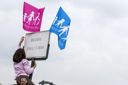 I manifestanti al Family Day 7