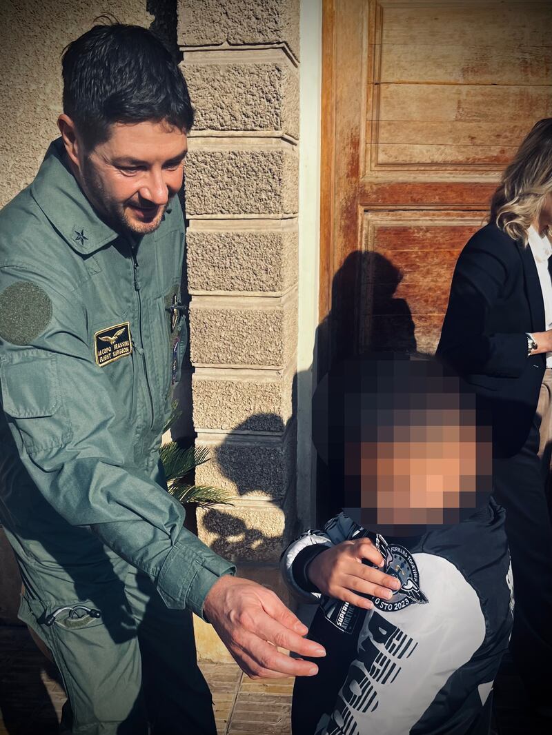 I bambini palestinesi all'ospedale Umberto I del Cairo 2
