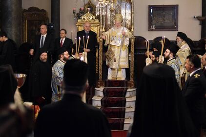 Così le chiese ortodosse celebrano l'Epifania a Istanbul 7