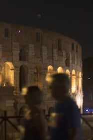 Lo spettacolo dell'eclissi al Colosseo 6