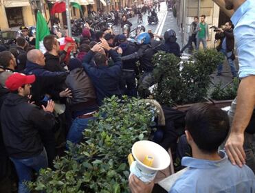 Studenti in piazza a Roma 4