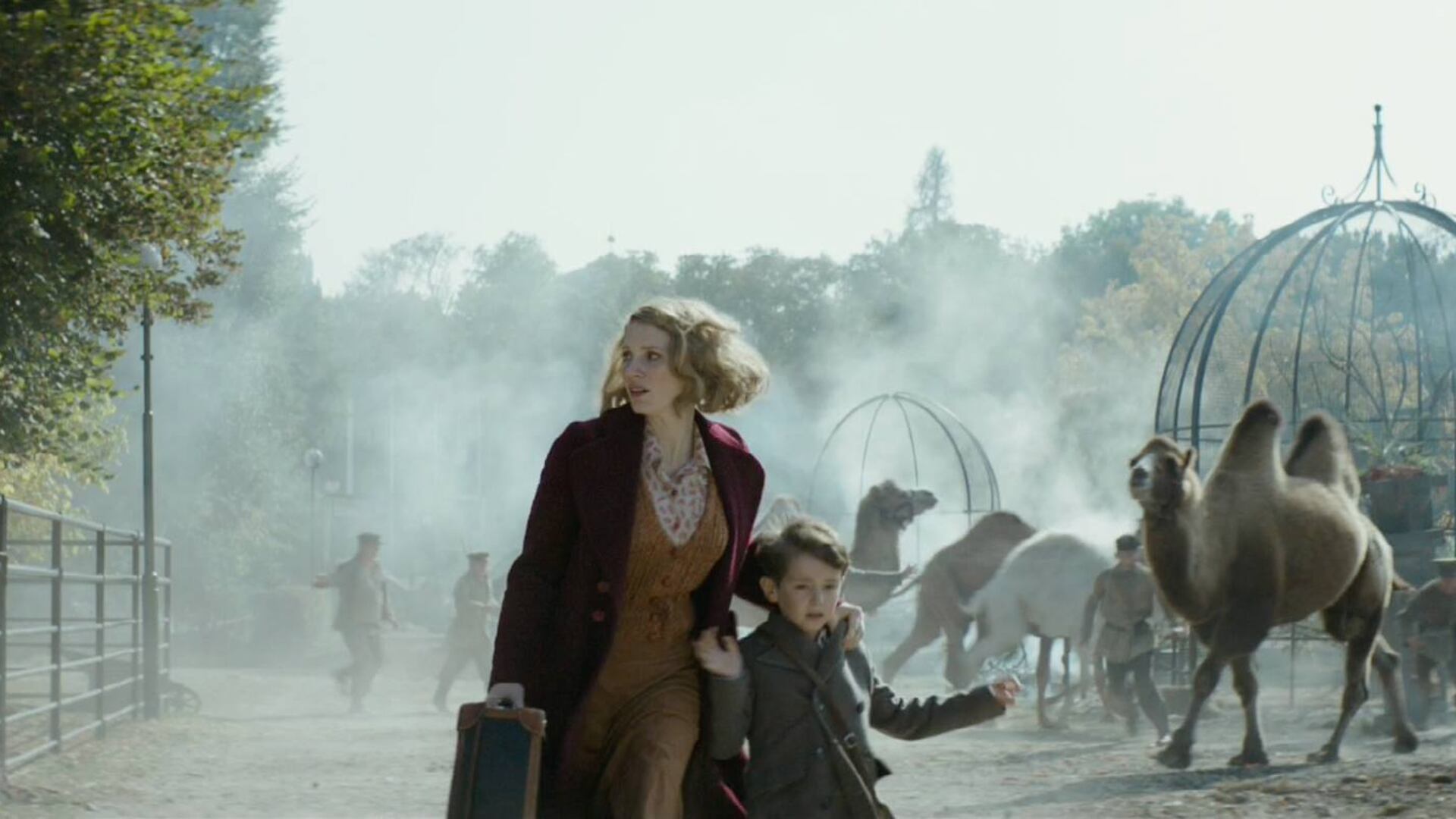 Jessica Chastain è "La signora dello zoo di Varsavia", al cinema