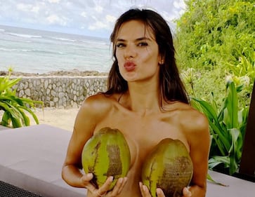 Alessandra Ambrosio, topless e cocchi 1