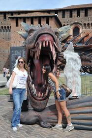 Il Trono di Spade "invade" Castello Sforzesco a Milano 1