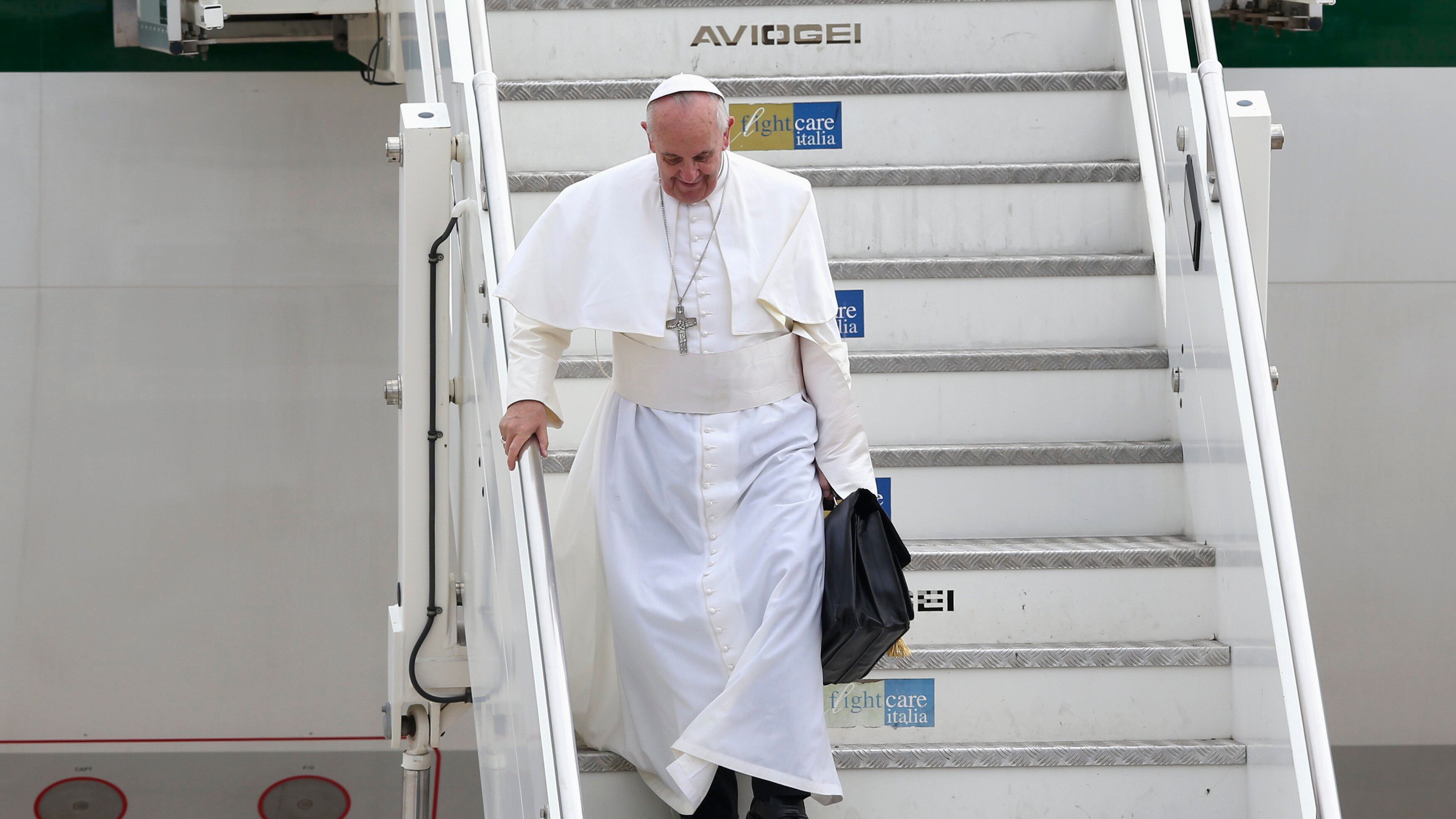 Papa Francesco rientrato in Italia