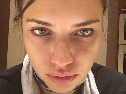 Adriana Lima senza trucco su Instagram