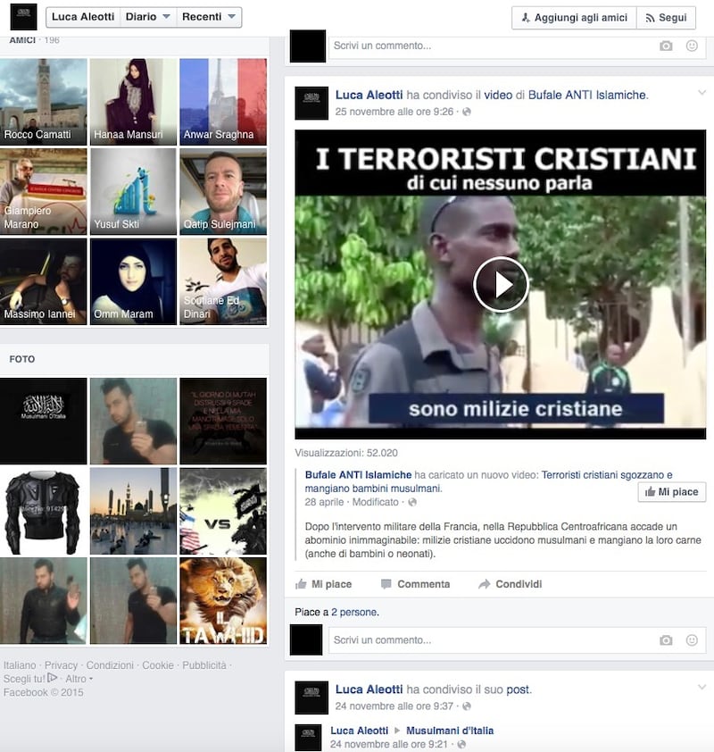 Gli screenshot che "inchiodano" Luca 3
