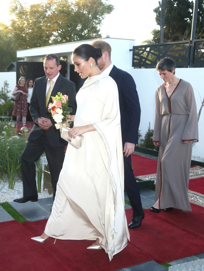 Meghan Markle, i look in Marocco: foto 12