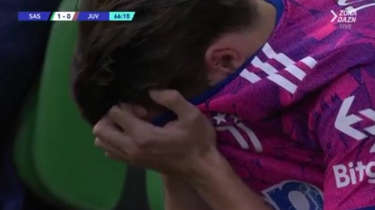 Juve-Sassuolo, l'errore sul gol e le lacrime: la domenica no di Nicolò Fagioli