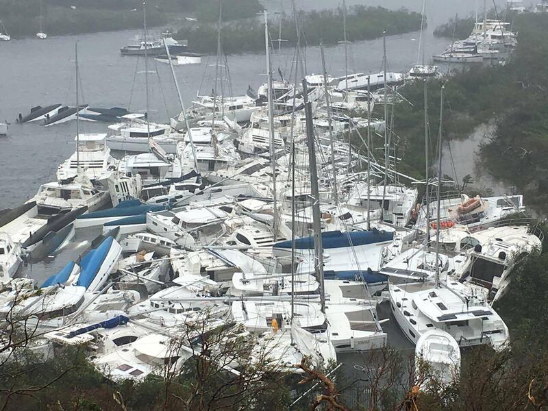 Caraibi devastati dall'uragano Irma 7