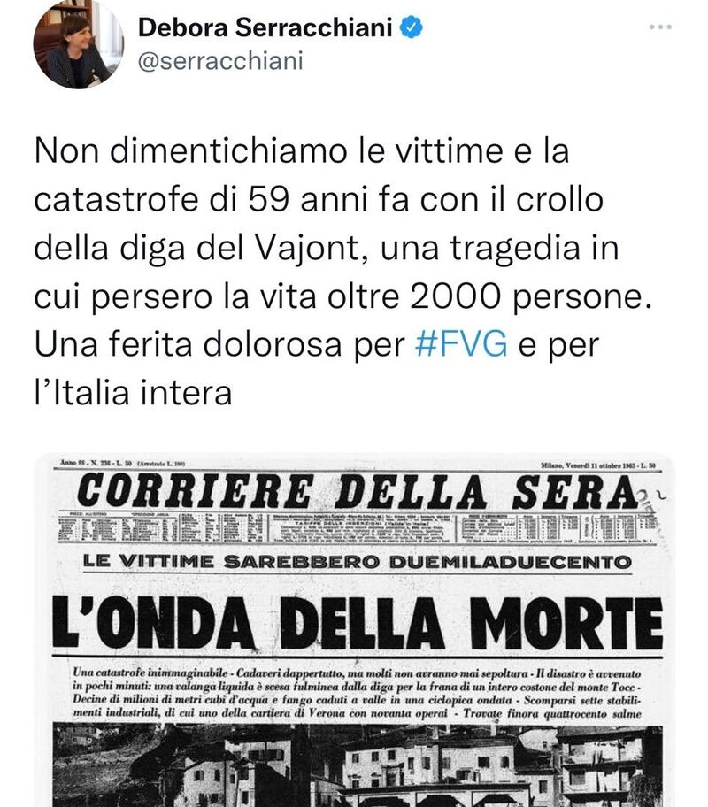 La gaffe della Serracchiani su Twitter