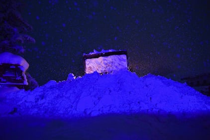 Maltempo, strade interrotte a Cervinia 8